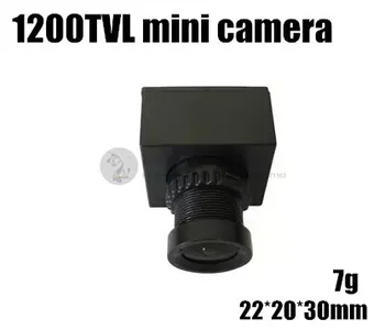 FPV oro kameros Mini Micro 1200TVL HD kamera kirsti lenktynių quadcopter QAV180 / QAV210 mini drone