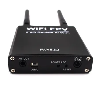 FPV WIFI Imtuvas Ekrano Modulis 5.8 G AV Signalo Perdavimas WI-fi, Dėžė, skirtų 