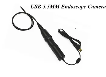 Gamyklos Kaina 5,5 mm 1.3 MP HD USB Nešiojamą Endoskopą Fotoaparato Skaitmeninio Mikroskopo CMOS Borescope
