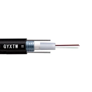 GYXTW 4 Core Optinio Pluošto Kabelis Lauko Pluošto kabelis Single Mode Lauko Šarvuotos 0,6 CM Skersmens Šarvai Optinio Pluošto Kabelis
