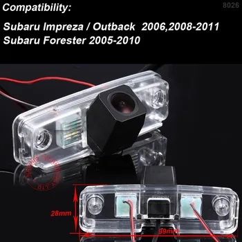 HD 1280*720 Pikselių 1000TV linija subaru Impreza Outback Forester automobilio galinis vaizdas atgal grįžtamieji parkavimo kamera