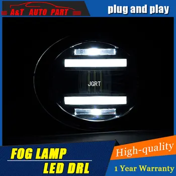 JGRT 2005-2017For Toyota Camry led rūko žibintai+LED DRL+posūkio signalo žibintai, Automobilių Stilius LED Dieniniai Žibintai, LED rūko žibintai