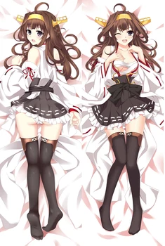 Kantai Surinkimo Karo Anime Personažai seksuali mergina kongou mesti pagalvę padengti kūno Užvalkalas Dakimakura