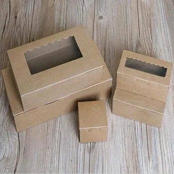Kepimo Kraft White Box Pakuotės Valentino Šokolado Dėžutė Mooncake Pakavimo Dėžės Šalies Rankų darbo Džiaugtis PP788