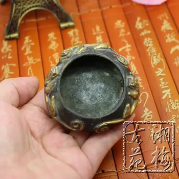 Kinija kolekcija Antikvariniai vario Išraižytas Tris drakonas Pen Plauti