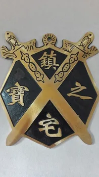 Kinijos vario veidrodis objektyvas dvylika zodiako Gua plokščio veidrodžio Feng Shui veidrodis papuošalai Talismanas