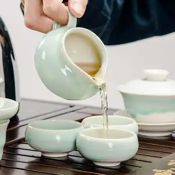 Kinų arbatos rinkinys medžio masyvo dėklas specialus pasiūlymas Kungfu indukcinės viryklės didmeninė plėtoti individualų produktų