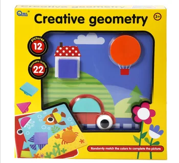 Kūrybinė Mozaika Žaislas Dovanos Vaikams Nagų Composite Nuotrauką Grybų Nagų Rinkinys geometrijos blokuoti mokymosi švietimo žaislas