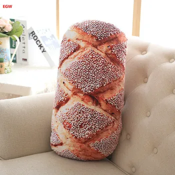 Kūrybos modeliavimas duona formos pagalvėlė 60cm ilgis 80cm maisto pliušinis mesti ilgai, pagalvės, sofos plauko pagalvėlė geri vaikai gimtadienio dovanos