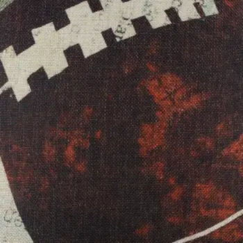 LINKWELL Retro Pagalvės užvalkalą už kanapės Pagalvėlė Padengti 18x18 colių Amerikietiškas Futbolas, Regbis, su Maža Žodžiai Amerikos JAV Stiliaus Žmogus Urvas