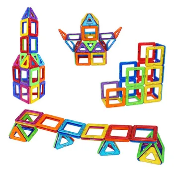 LittLove Pailgos 2 Times Square Magnetinis Žaislas Plytų ir 3D Magnetiniai Blokai Suderinta Žaislas Plytų Vaikams Gimtadienio Dovana Šeimai