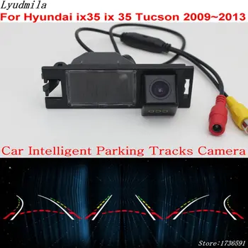 Liudmila Automobilių Protingas Stovėjimo Dainos vaizdo Kamera, SKIRTA Hyundai ix35 ix 35 Tucson 2009 m.~2013 HD Automobilį Atgal iki Atvirkštinio Galinio vaizdo Kamera