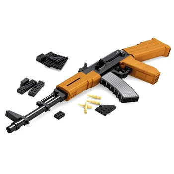 M16 AK47 Ausini SVD Snaiperio ginklas Blokai Karinis Ginklas Snaiperio ginklas Švietimo Apšviesti 