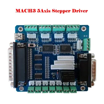 MACH3 graviravimas mašinos sąsajos valdybos 5 ašių žingsninių variklių valdymo valdybos cnc sąsaja valdyba