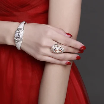 Mados Žiedai rodis padengtą kubinis cirkonis piršto Žiedą aukštos kokybės Šalis žiedai moterims, Nemokamas vežimas