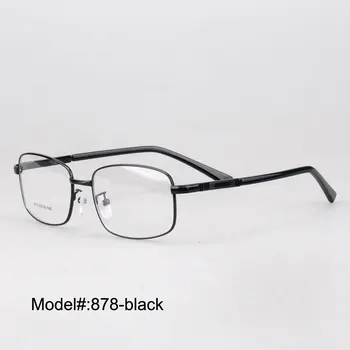 Magija Jing 878 garsaus dizainas visiškai ratlankio vyrų stiliaus metalo recepto akiniai RX optinių rėmelių trumparegystė akiniai akiniai