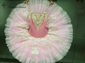 Mergaitės šviesiai mėlyna gulbių ežeras baleto mdc,rožinė professonal baleto mdc konkurencijos,baleto kostiumai girlsBT9059