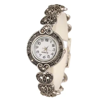Moterų Apyrankės, Laikrodžiai Top Brand Prabanga Lady Suknelė Laikrodžiai Elegantiškas Kristalų Kvarciniai Laikrodžiai Silver Laikrodis Relojes Mujeres