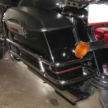 Motociklo chromuota Saddlebag turėklo tvirtinimas Harley 