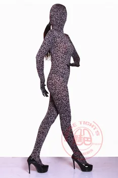 (MS006) Lycra spandex modelis bodysuit laukinių seksualus Leopard permatomas catsuit elastinga unisex fetišas, viso kūno kojinės