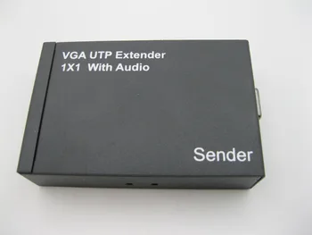 Naujas 300m HD 1080P VGA UTP Extender 1x1Splitter su Garso per Cat5/5e/6 RJ45 ethernet kabelių instaliavimo monitoriai, projektoriai, HDTV