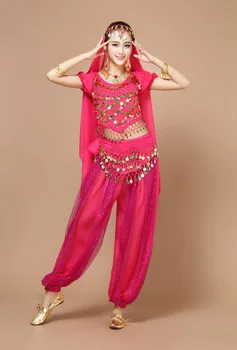 Naujas pilvo šokio kostiumų Indijos Bolivudas, kostiumai, drabužiai moterims, pilvo šokio rūbai, pilvo šokio kostiumų rinkinys