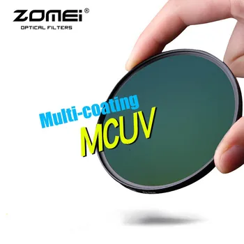 Naujas ZOMEI 49/52/55/58/62/67/72/77/82mm MCUV Filtras Multi-Padengto Optinio Stiklo MC UV Filtras Canon NIkon Sony DSLR Fotoaparato Objektyvo