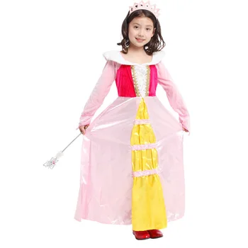 Nemokamas Pristatymas 2018 nauja mergina Vaikų Vaikai Cosplay Suknelė, Kostiumas Mylimoji Princesė Dėvėti Atlikti Drabužius KARŠTO Pardavimo