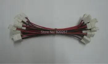 Nemokamas pristatymas 20pcs daug 2 pin 8mm led jungtys 150mm raudona/juoda kabelis tarp 8mm vienos spalvos led juostelės litavimo nr.
