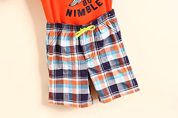 Nemokamas pristatymas mažmeninės m. vasaros berniukai trumpas rankovėmis marškinėliai + šortai drabužių rinkinys vaikams, sporto tees+ šortai 2vnt drabužių rinkiniai