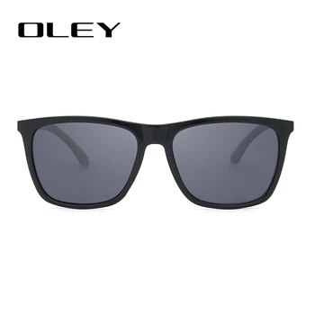 OLEY Klasikinis aliuminio magnio TR90 poliarizuoti akiniai nuo saulės vyrams black HD mados prekės ženklo akinius moterims spalva plėvelė, anti-UV akiniai
