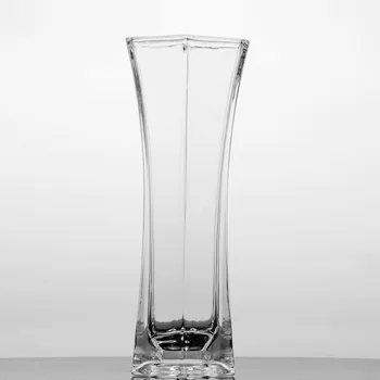 Paprasta ir skaidriai, krištolo vaza hydroponic restoranas šešiakampe vieną gėlės į stiklo vaza 46005