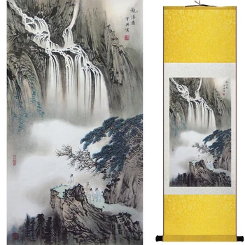 Peizažas Namų Biuro Apdailos Kinijos pažymėkite tapybos kraštovaizdžio meno tapybos Žiemą meno tapybos TXTX2018010301