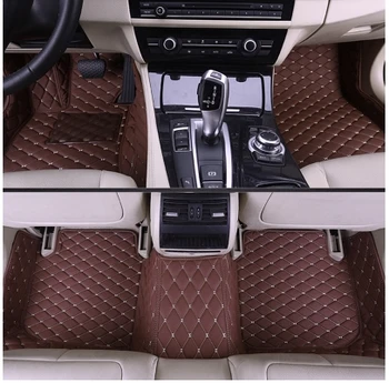 Pritaikyti specialių automobilių grindų kilimėliai Dešinę/Kairę Ranką Ratai BMW 3 Serijos GT F34 2016-2013 vandeniui koja kilimai,Nemokamas pristatymas