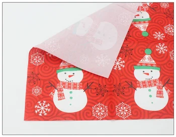 [RainLoong] Raudona Sniego dekoratyvinis Servetėlės Saldus Kalėdų Švenčių & Party Audinių Apdaila Servilleta 33cm*33cm 1pack (siuntos)