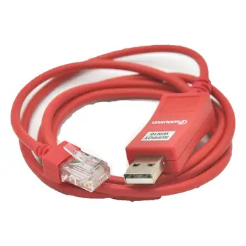 Raudona 8 Pin USB programavimo kabelis, skirtas Wouxun KG-UV920P Automobilio Radijo Kompiuterių Programavimo J0319C