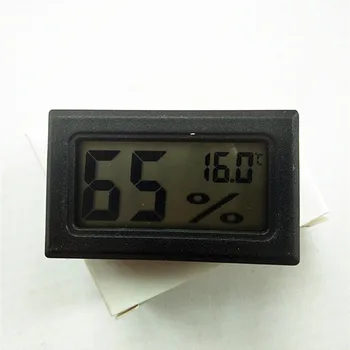 Skaitmeninis Termometras su Drėgmėmačiu Drėgmės matuoklis Temperatūros Drėgmės Matuoklis Šaldytuvas, Šaldiklis -50-.70C 10%RH~99%RH