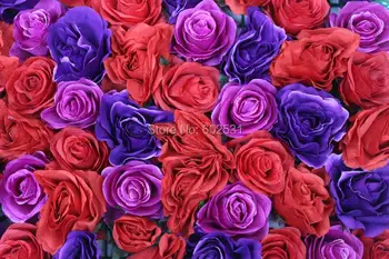 SPR Nemokamas Pristatymas 10vnt/daug Dirbtinio šilko rožė gėlių sienos vestuvių fone, gėlių kelių švino gėlių rinkos apdaila