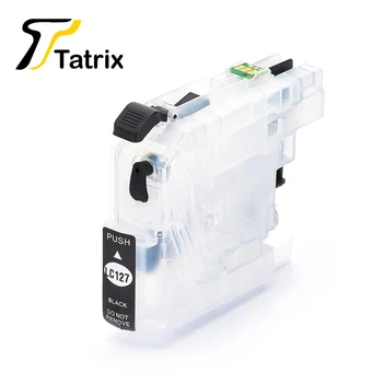 Tatrix LC127 LC125 Refillable Ink Cartridge For Brother MFC-J4410DW J4510DW J4610DW J4710DW J2510 J4110DW J4210N J4510N