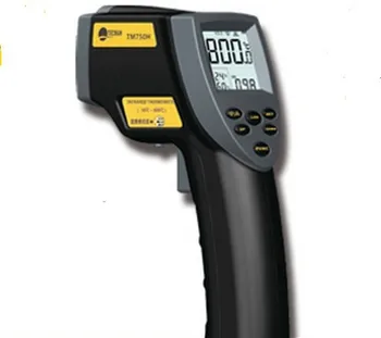 TM750H aplinkos temperatūros ir drėgmės infraraudonųjų spindulių termometras Skaitmeninis termometras su drėgmėmačiu Lauko termometras -50C-800C