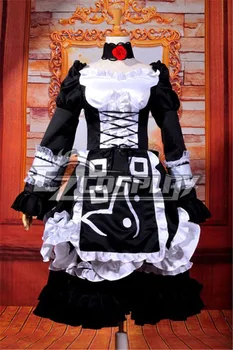 Touhou Project Yakumo Bėgo Lolita Anime Cosplay Kostiumų E001
