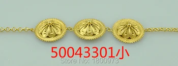 Tradicinis Etiopijos 6pcsSmall Dydžio papuošalų rinkiniai Aukso Spalvos Afrikos Nuotakos Vestuvių papuošalai rinkiniai Nemokamas pristatymas