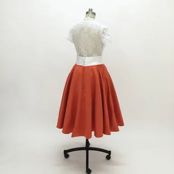 Trumpas prom dresses 2017 satino ir nėrinių kelio ilgis oficialią šalies suknelė mygtukai Užsakymą siuvinėjimo sheer lace trumpomis rankovėmis