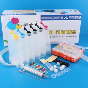 Universal 6Color Continuous Ink Supply System CISS kit with accessaries ink tank for CANON MG6180 MG6280 MG8180 MG8280 Printer