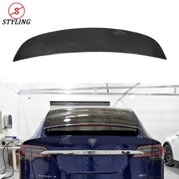 Už Tesla Model X Anglies Pluošto spoileris Originalus stiliaus Modelis X Galiniai Kamieno Sparnas, Galinis Spoileris, Sedanas 4-durų automobilis, 2016 m. - IKI
