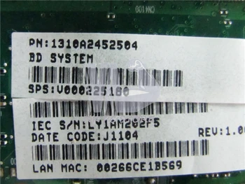 V000225180 Pagrindinė plokštė, Skirtas Toshiba Satellite C665 Nešiojamas Plokštė HM65 DDR3 GT315M
