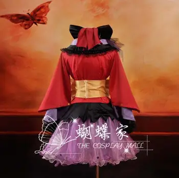 Vocaloid Projekto Diva2 Luka Oiran Japonijos Moterų Kimono Cosplay Kostiumas ,Puikiai užsakymą jums