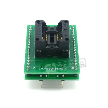 Waveshare SSOP20 Į DIP20 (B) SSOP20 Enplas IC Bandymų Lizdas Programavimo Adapteris 0,65 mm Žingsnio + Nemokamas Pristatymas