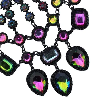 Women Luxury Multicolor Long Necklace Tassel Femme Vintage Maxi Statement Neckalce Pendant Beads Collier Fashion Jewelry