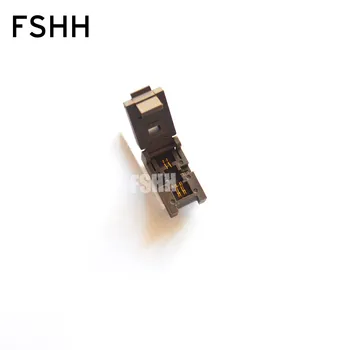 WSON4 DFN4 QFN4 MLF4 IC Bandymų Lizdas(Flip bandymo sėdynės) Žingsnio=1.27 mm/0,65 mm Size=5.3x4mm